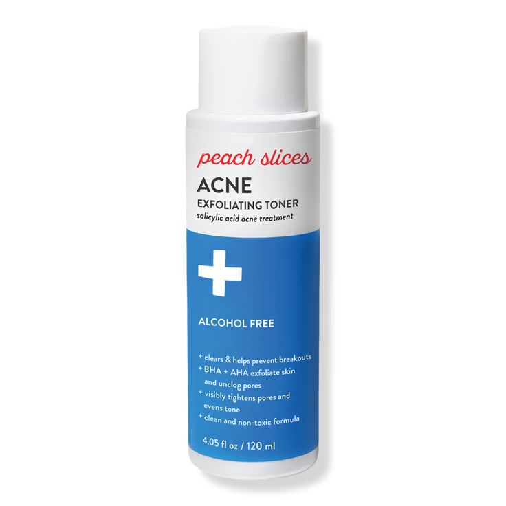 Peach Slices ACNE (AHA/BHA) Exfoliating Toner. 120ml