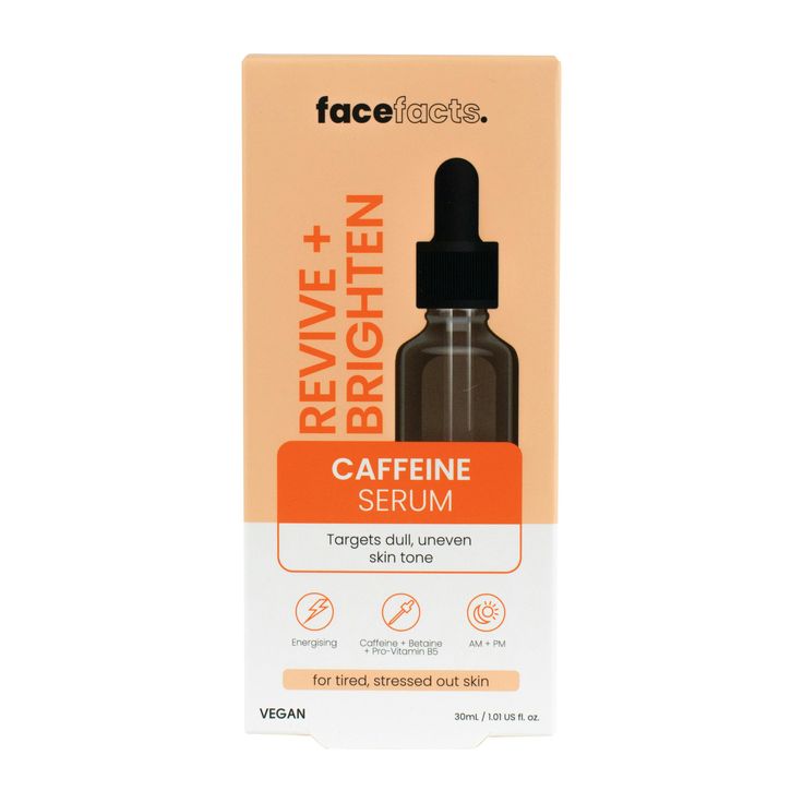 Face Facts Revive + Brighten Caffeine Serum 30ml