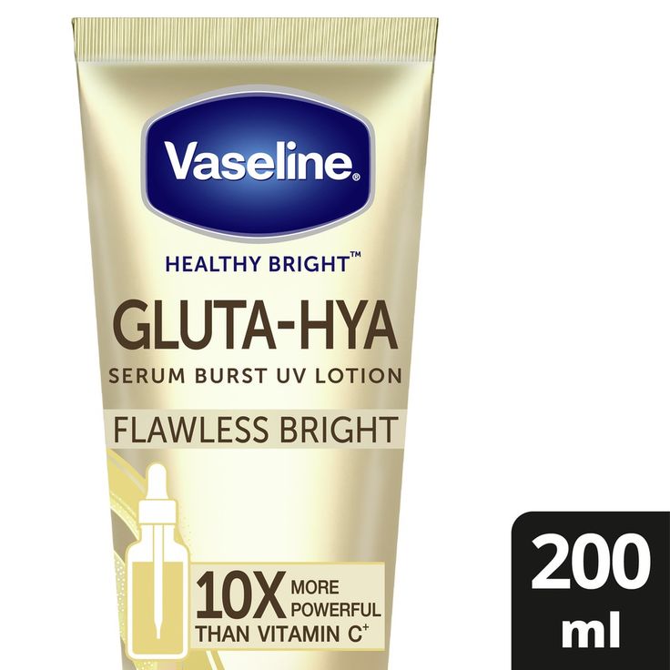 Vaseline Gluta-Hya Flawless Bright Serum Burst Body Lotion. 200ml